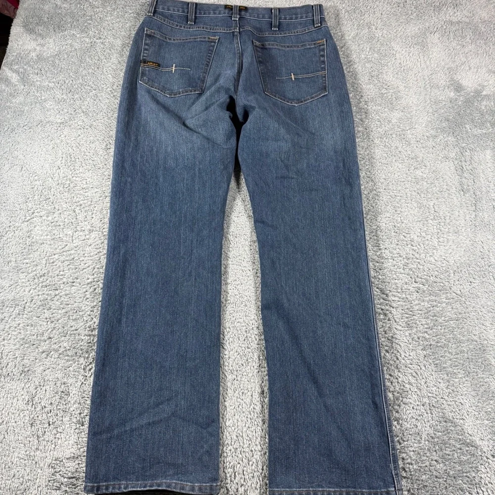 Ariat Rebar M4 Relaxed Boot Jeans Mens 32x32 Workwear Cowboy Western Denim